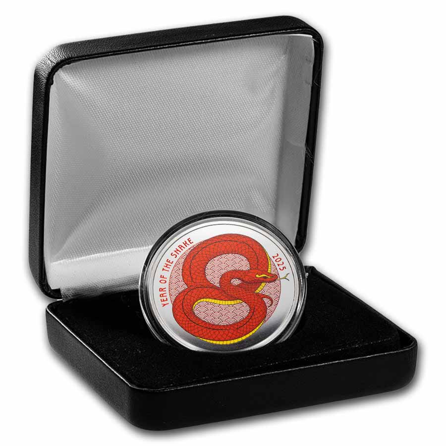 1 oz Silver Colorized Proof - 2025 Year of the Snake (Series